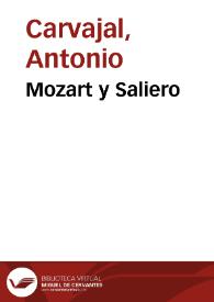 Mozart y Salieri | Biblioteca Virtual Miguel de Cervantes