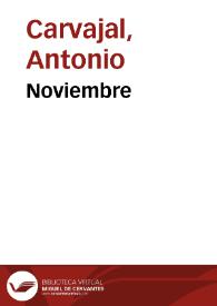 Noviembre | Biblioteca Virtual Miguel de Cervantes