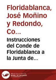 Instrucciones del Conde de Floridablanca a la Junta de Murcia, para la erección de la Suprema Central del Reino, comunicadas a la de Cataluña, y publicadas (Murcia, 19 de agosto de 1808) | Biblioteca Virtual Miguel de Cervantes