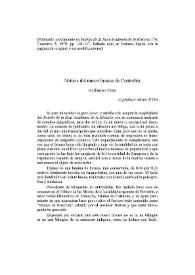 Noticia del nuevo bronce de Contrebia / Guillermo Fatás | Biblioteca Virtual Miguel de Cervantes