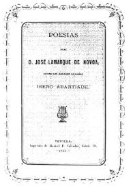 Poesías /  D.José Lamarque de Novoa | Biblioteca Virtual Miguel de Cervantes