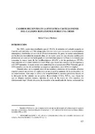 Cambios recientes en la industria castellonense del calzado : Reflexiones sobre una crisis | Biblioteca Virtual Miguel de Cervantes