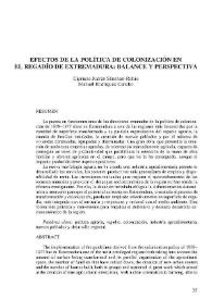 Efectos de la política de colonización en el regadío de Extremadura : balance y perspectiva / Cipriano Juárez Sánchez-Rubio y Manuel Rodríguez Cancho | Biblioteca Virtual Miguel de Cervantes