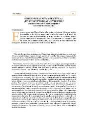 Interpretación sistemática : ¿un concepto realmente útil? Consideraciones sobre el sistema jurídico como factor de interpretación / Vito Velluzzi; traducción  de Amalia Amaya | Biblioteca Virtual Miguel de Cervantes