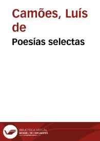 Poesías selectas / de Luís de Camões; traducidas al castellano por Lamberto Gil | Biblioteca Virtual Miguel de Cervantes