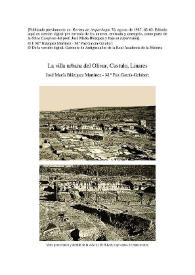 La villa urbana del Olivar, Castulo, Linares / José María Blázquez Martínez y M.ª Paz García-Gelabert | Biblioteca Virtual Miguel de Cervantes