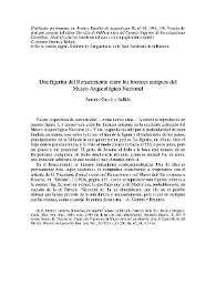 Una figurita del Renacimiento entre los bronces antiguos del Museo Arqueológico Nacional / Antonio García y Bellido | Biblioteca Virtual Miguel de Cervantes