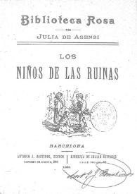 Los niños de las ruinas | Biblioteca Virtual Miguel de Cervantes