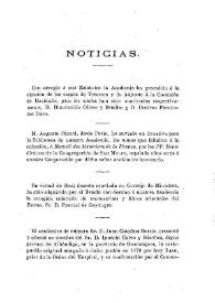 Noticias. Boletín de la Real Academia de la Historia, tomo 28 (enero 1896). Cuaderno I / F.F., A.R.V. | Biblioteca Virtual Miguel de Cervantes