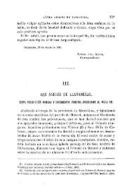 San Andrés de Llavaneras. Nueva inscripción romana y documentos inéditos anteriores al siglo XII / Fidel Fita | Biblioteca Virtual Miguel de Cervantes