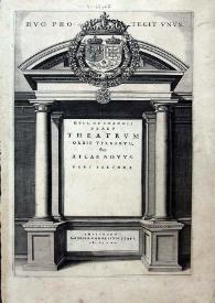 Theatrum orbis terrarum sive atlas novus in quo tabulae et descriptiones omnium regionum / editae a Guiljel et Ioanne Blaeu | Biblioteca Virtual Miguel de Cervantes