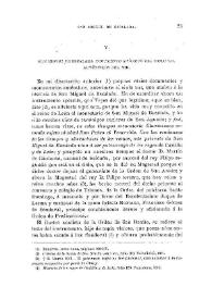 San Miguel de Escalada. Documento apócrifo del siglo XII. Auténticos del XIII / Fidel Fita | Biblioteca Virtual Miguel de Cervantes