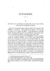 Privilegios de los hebreos mallorquines en el Códice Pueyo. Segundo periodo. Sección primera / Fidel Fita, Gabriel Llabrés | Biblioteca Virtual Miguel de Cervantes