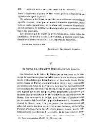 El portal del Guadalete. Nueva inscripción romana / Fidel Fita | Biblioteca Virtual Miguel de Cervantes