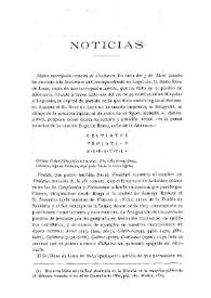 Noticias. Boletín de la Real Academia de la Historia, tomo 44 (1904). Cuaderno VI / [Fidel Fita] | Biblioteca Virtual Miguel de Cervantes