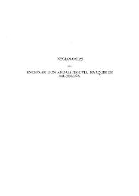 Necrologías del Excmo. Sr. Don Andrés Segovia, Marqués de Salobreña / Enrique Pardo Canalís | Biblioteca Virtual Miguel de Cervantes