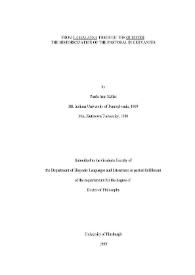 From La Galatea through the Quijotes : The historicization of the pastoral in Cervantes | Biblioteca Virtual Miguel de Cervantes