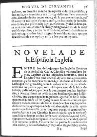 La española inglesa / de  Miguel de Ceruantes Saauedra | Biblioteca Virtual Miguel de Cervantes