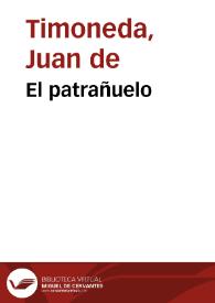 El patrañuelo / Juan de Timoneda | Biblioteca Virtual Miguel de Cervantes