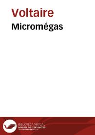 Micromégas / Voltaire | Biblioteca Virtual Miguel de Cervantes