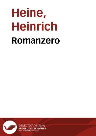 Romanzero / Heinrich Heine | Biblioteca Virtual Miguel de Cervantes