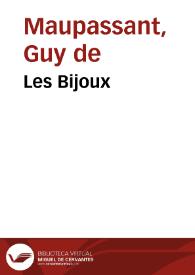 Les Bijoux / Guy de Maupassant | Biblioteca Virtual Miguel de Cervantes