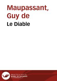 Le Diable / Guy de Maupassant | Biblioteca Virtual Miguel de Cervantes