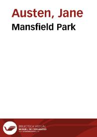 Mansfield Park / Jane Austen | Biblioteca Virtual Miguel de Cervantes