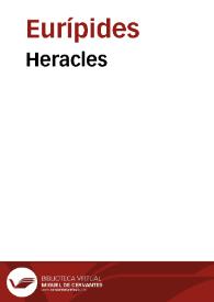 Heracles / Euripides | Biblioteca Virtual Miguel de Cervantes