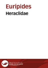 Heraclidae / Euripides | Biblioteca Virtual Miguel de Cervantes