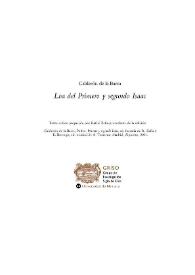 Loa del Primero y Segundo Isaac / Pedro Calderón de la Barca; texto crítico preparado por Rafael Zafra y E. Borrego; ed. musical de A. Torrente | Biblioteca Virtual Miguel de Cervantes