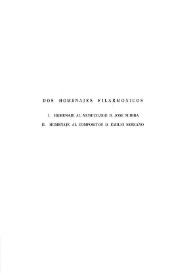 Dos homenajes filarmónicos : homenaje al musicólogo D. José Subirá, homenaje al compositor D. Emilio Serrano / Real Academia de Bellas Artes de San Fernando | Biblioteca Virtual Miguel de Cervantes