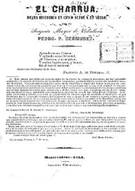 El Charrua. Drama histórico en cinco actos y en verso / por el Sargento Mayor de Caballería Pedro P. Bermúdez | Biblioteca Virtual Miguel de Cervantes