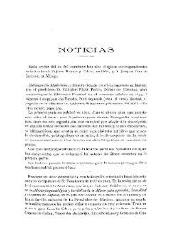 Noticias. Boletín de la Real Academia de la Historia, tomo 51 (julio 1907). Cuaderno I / [Fidel Fita, Antonio Rodríguez Villa] | Biblioteca Virtual Miguel de Cervantes