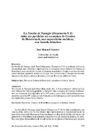 La "Novella de Nastagio (Decamerón" V.8) entre sus paralelos: un "exemplum" de Cesáreo de Heisterbach, una superstición andaluza, una leyenda irlandesa / José Manuel Pedrosa | Biblioteca Virtual Miguel de Cervantes