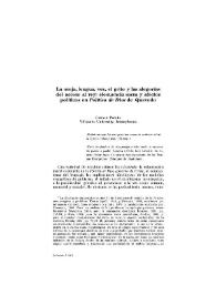 La oreja, lengua, voz, el grito y las alegorías del acceso al rey: elocuencia sacra y afectos políticos en "Política de Dios" de Quevedo / Carmen Peraita Huerta | Biblioteca Virtual Miguel de Cervantes