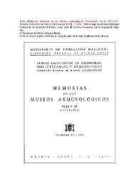 Museo Arqueológico de Barcelona. Memoria 1956 / Martín Almagro Basch | Biblioteca Virtual Miguel de Cervantes