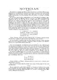 Noticias. Boletín de la Real Academia de la Historia, tomo 56 (mayo 1910). Cuaderno V / [Fidel Fita] | Biblioteca Virtual Miguel de Cervantes