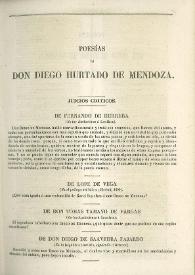 Poesías de Don Diego Hurtado de Mendoza | Biblioteca Virtual Miguel de Cervantes