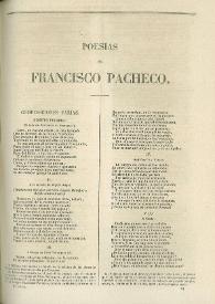 Poesías de Francisco Pacheco | Biblioteca Virtual Miguel de Cervantes