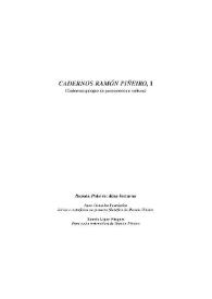 Cadernos Ramón Piñeiro I (Cadernos galegos de pensamento e cultura). Lírica e metafísica no proxecto filosófico de Ramón Piñeiro / Anxo González Fernández; Para unha sistemática de Ramón Piñeiro / Ramón López Vázquez | Biblioteca Virtual Miguel de Cervantes