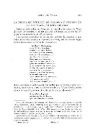 La fecha de "Ejemplo de casadas y prueba de la paciencia" de Lope de Vega / J. H. Arjona | Biblioteca Virtual Miguel de Cervantes