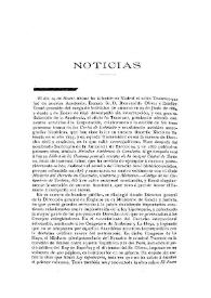 Noticias. Boletín de la Real Academia de la Historia, tomo 60 (abril 1912). Cuaderno IV / [Fidel Fita] | Biblioteca Virtual Miguel de Cervantes