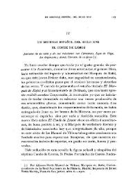 Un mecenas español del siglo XVII. El Conde de Lemos: Noticias de su vida y de sus relaciones con Cervantes, Lope de Vega, los Argensola y demás literatos de su época / F. Fernández de Béthencourt | Biblioteca Virtual Miguel de Cervantes