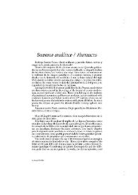 La Perinola : revista de investigación quevediana. Número 9 (2005). Sumario analítico-Abstracts | Biblioteca Virtual Miguel de Cervantes