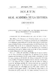 Jovellanos y los Colegios de las Órdenes Militares en la Universidad de Salamanca [4] / José Gómez Centurión | Biblioteca Virtual Miguel de Cervantes