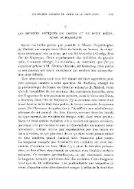 Les bronzes antiques de Costig et un petit boeuf, aussi de Majorque / Edouard Harlé | Biblioteca Virtual Miguel de Cervantes