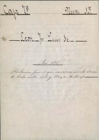 [Dictamen relativo a la explotación de las minas de azogue del Perú por parte de Pedro de Contreras. 28 de marzo de 1588] / Fray Luis de León | Biblioteca Virtual Miguel de Cervantes