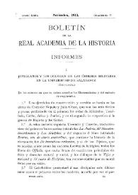 Jovellanos y los Colegios de las Órdenes Militares en la Universidad de Salamanca [6] / José Gómez Centurión | Biblioteca Virtual Miguel de Cervantes