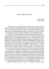 Secuelas de la transición / David Ladra | Biblioteca Virtual Miguel de Cervantes